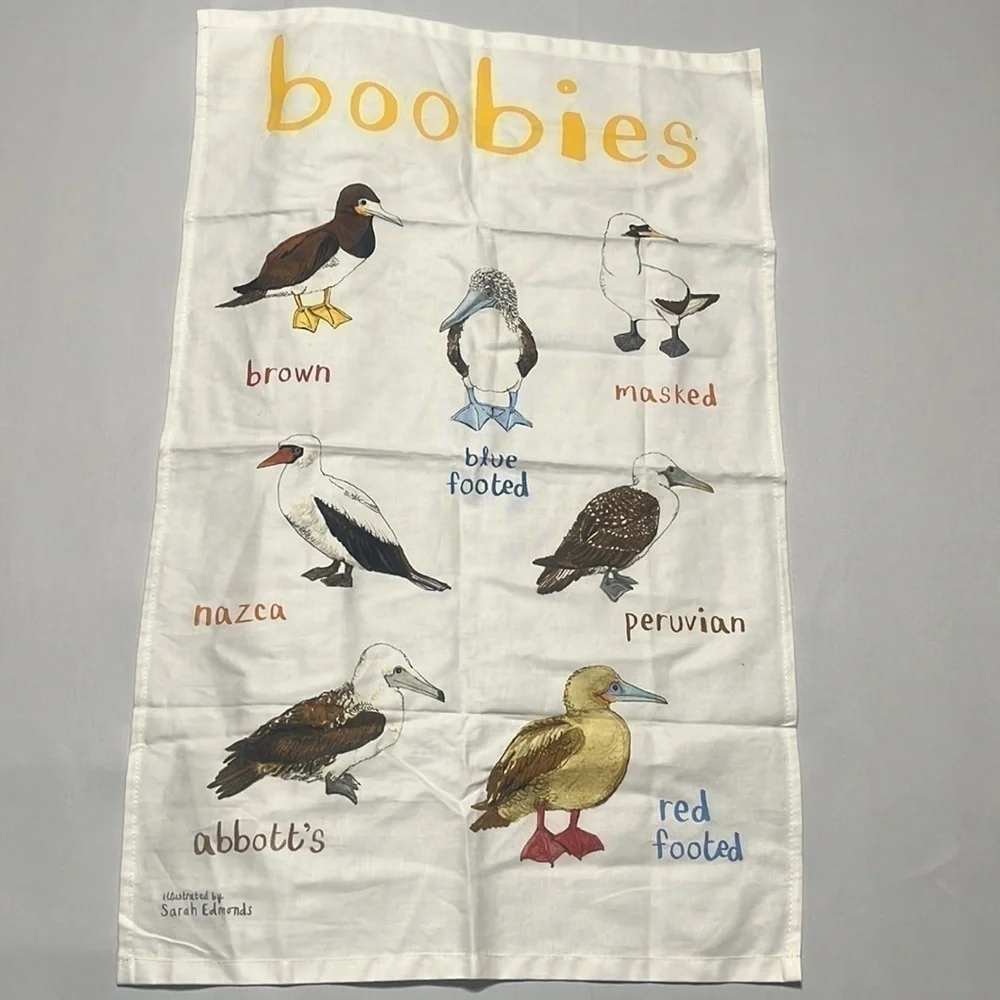 BOOBIES ASSORTMENT TEA TOWELS/ NAPKINS BUNDLE 17 PIECES.